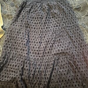 Anthropologie Somerset eyelet skirt